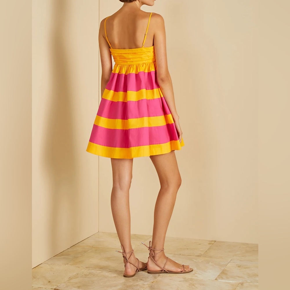 AMUR Aslin Colorblock Mini Dress Size 6 - Picture 12 of 16
